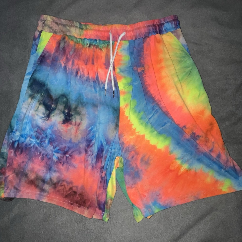 Shein Tie Dye Drawstring Shorts 3x‎